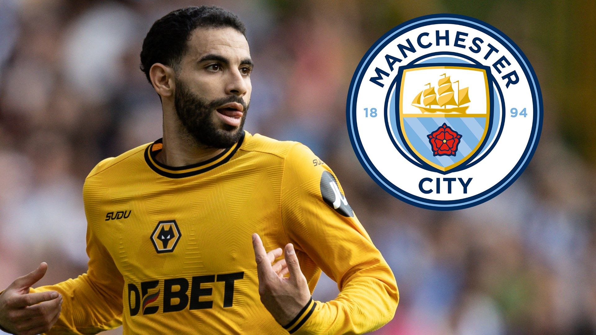 Rayan Ait-Nouri Man City GFX.